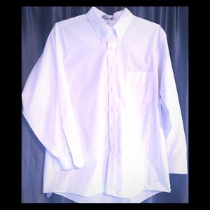🎉💙HP💙Geoffrey Beene pinpoint white dress shirt